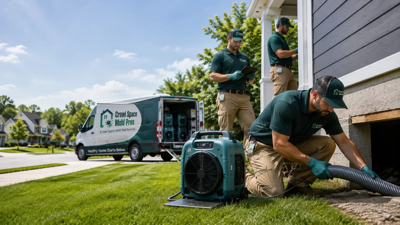 Crawl Space Mold Removal in Onarga, IL